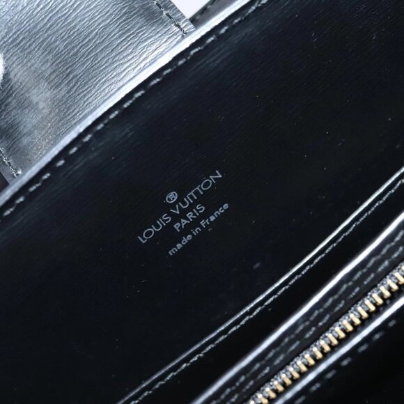 LOUIS VUITTON Epi Capuchin Shoulder Bag Black M52342 LV Auth BD1846 - Picture 11 of 16